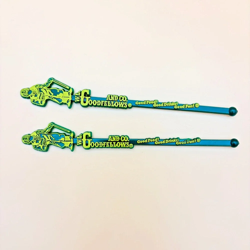 Vintage Casino Swizzle Sticks Trump Castle Golden Nugget Bellagio Goodfellows